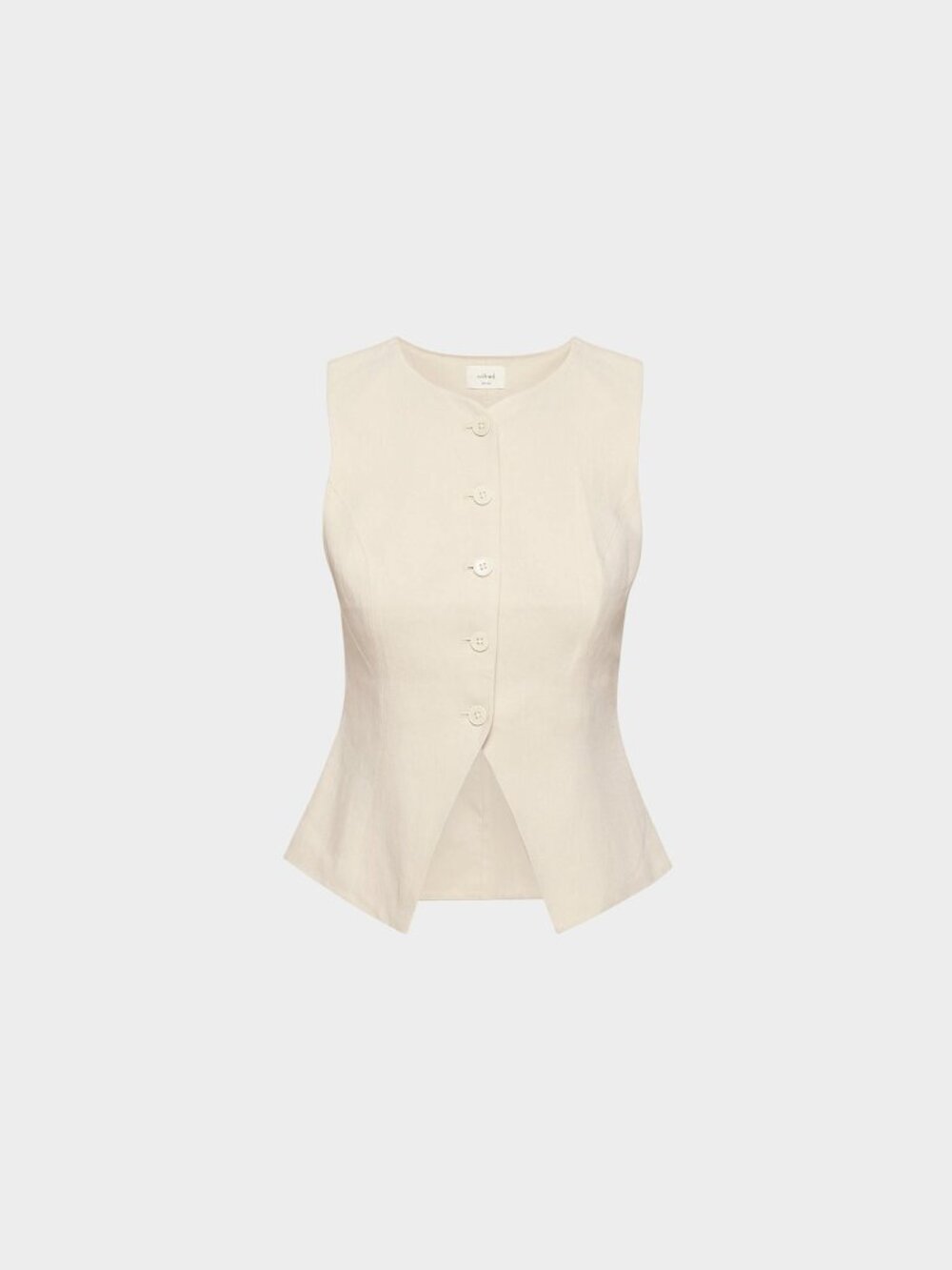 Aritzia Wilfred Regal Vest Light Birch Size 6